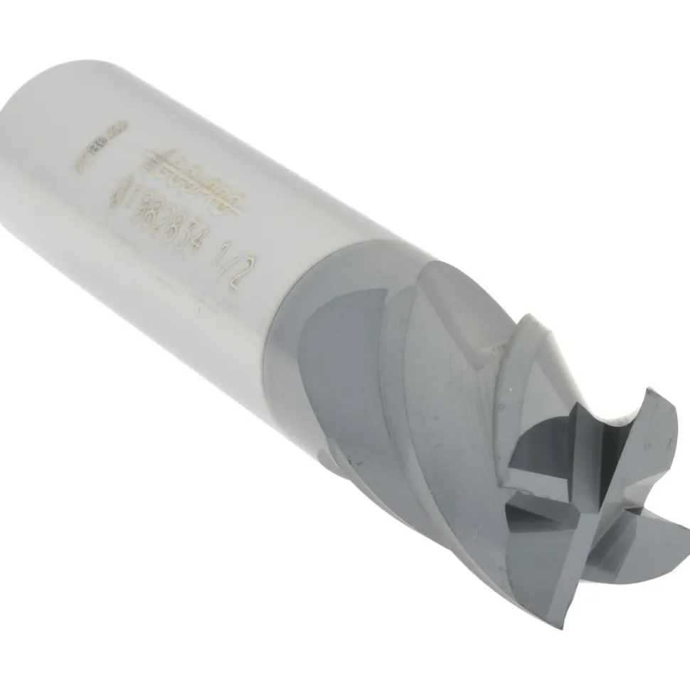 Square End Mill: 1/2" Dia, 5/8" LOC