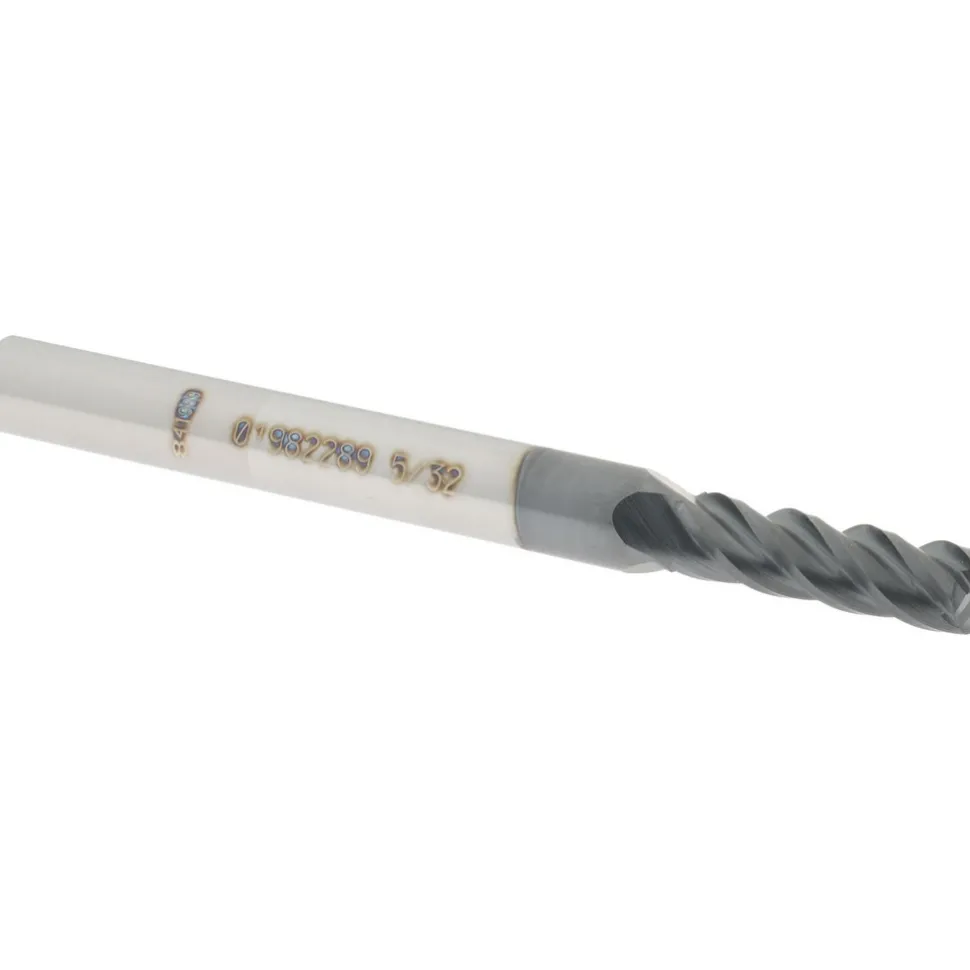 Square End Mill: 5/32" Dia, 1/2" LOC