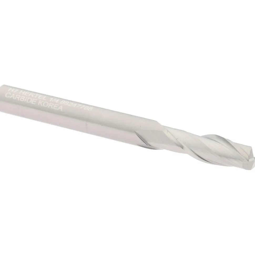 Square End Mill: 1/4" Dia, 3/4" LOC