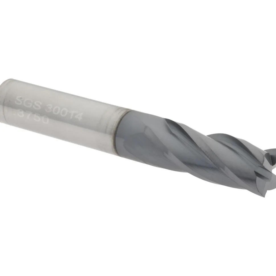 Square End Mill: 3/8" Dia, 1" LOC