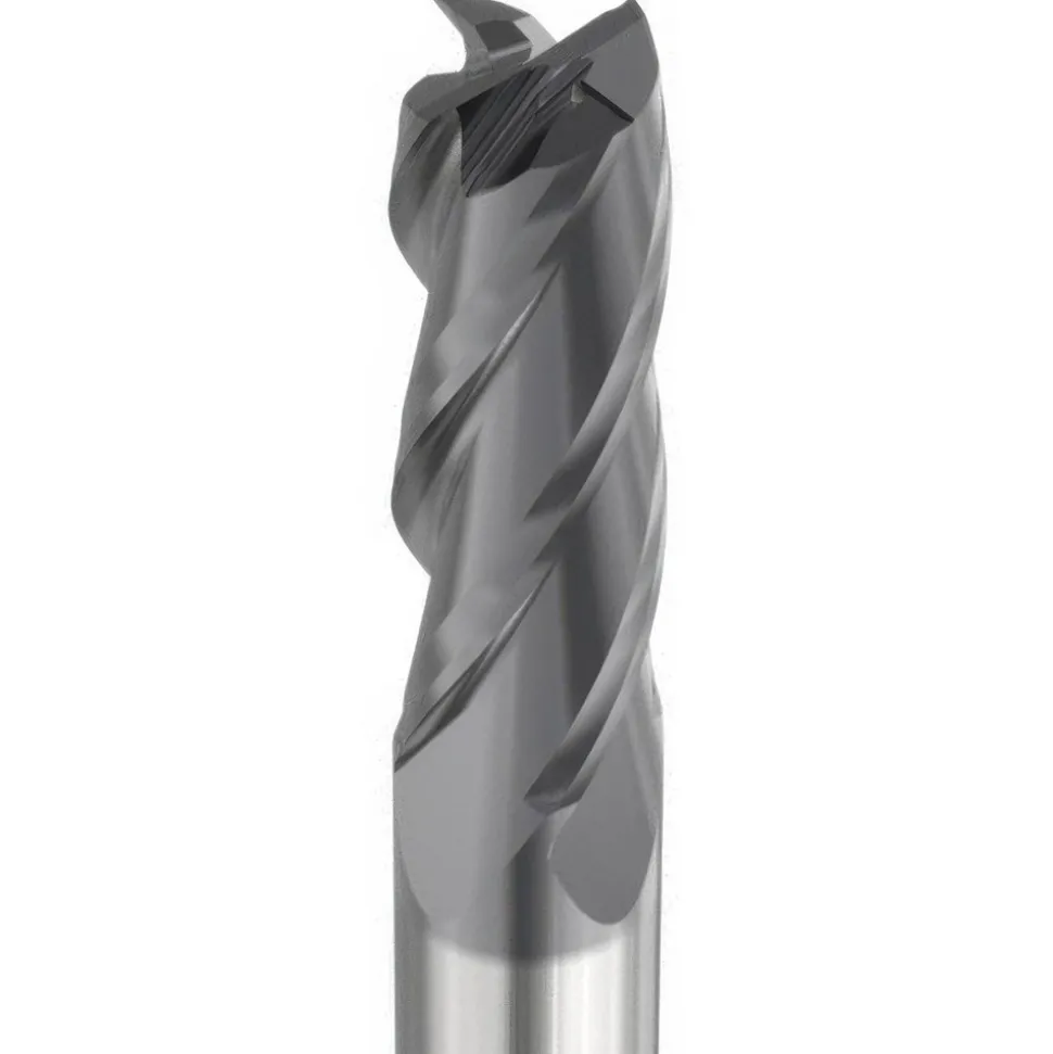 Square End Mill: 1/4" Dia, 3/4" LOC