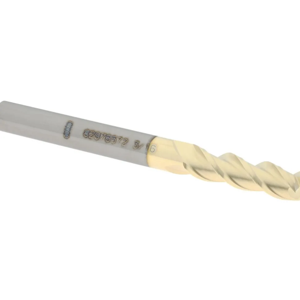 Square End Mill: 3/16" Dia, 5/8" LOC