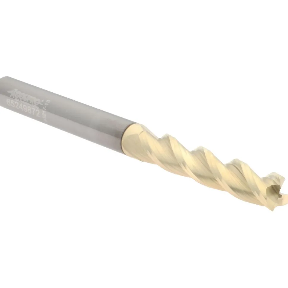 Square End Mill: 1/4" Dia, 1-1/4" LOC