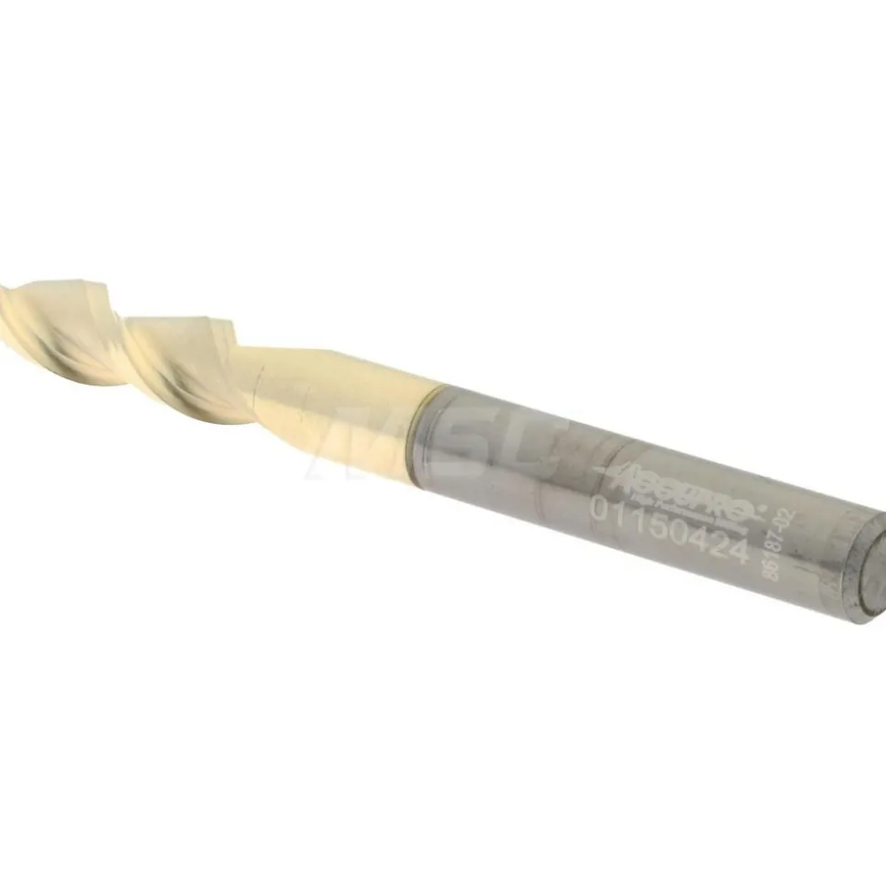 Square End Mill: 1/4" Dia, 3/4" LOC