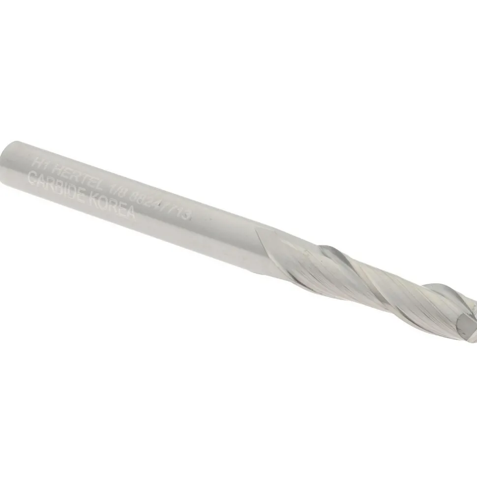 Square End Mill: 1/8" Dia, 1/2" LOC