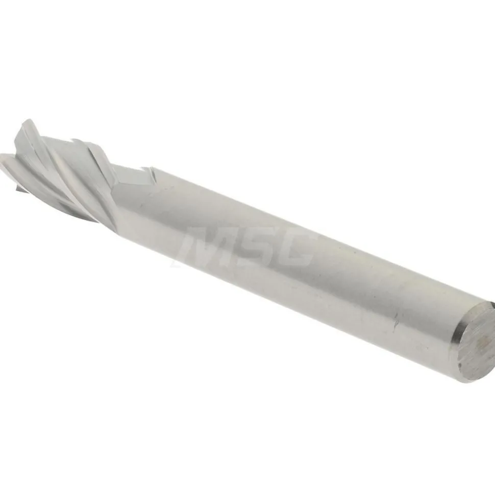 Square End Mill: 1/4" Dia, 1/2" LOC