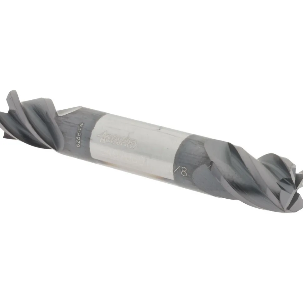Square End Mill: 3/8" Dia, 1/2" LOC