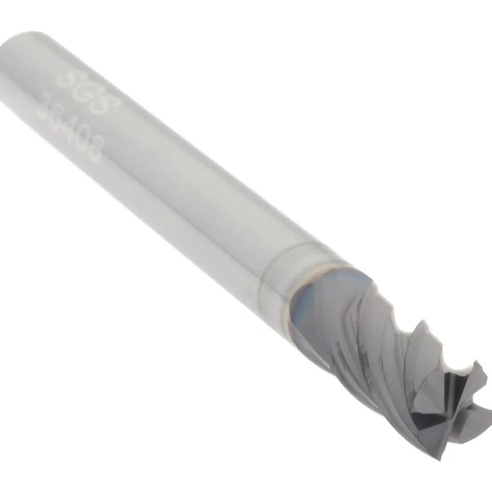 Square End Mill: 3/16" Dia, 7/16" LOC