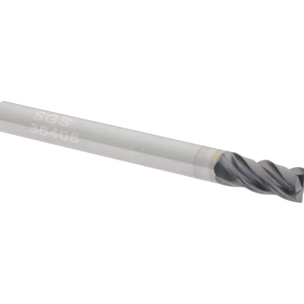 Square End Mill: 3/16" Dia, 7/16" LOC