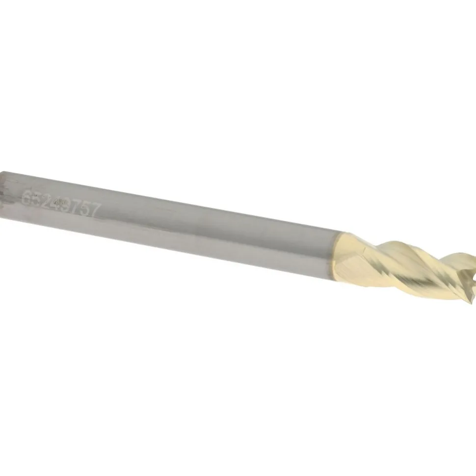 Square End Mill: 3/16" Dia, 3/8" LOC