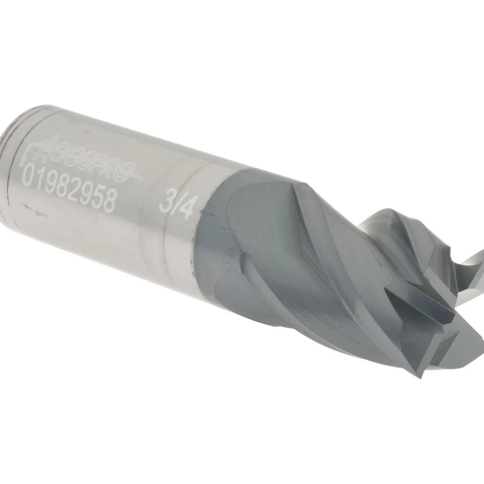 Square End Mill: 3/4" Dia, 1" LOC