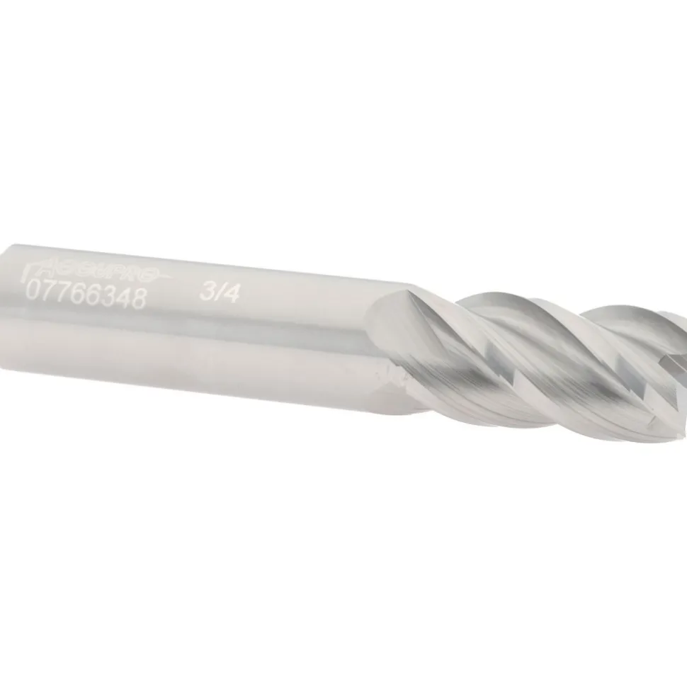 Square End Mill: 3/4" Dia, 1-1/2" LOC