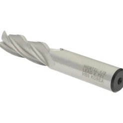 Square End Mill: 1/2" Dia, 1-1/2" LOC, 4 Flute, High Speed Steel