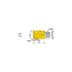 Square End Mill Head