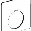 Square, Plastic Legend Plate - Blank