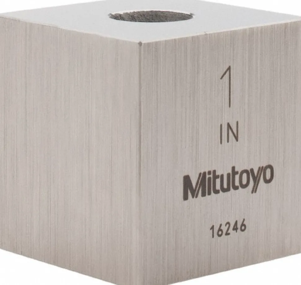 Square Steel Gage Block: 1", Grade 0