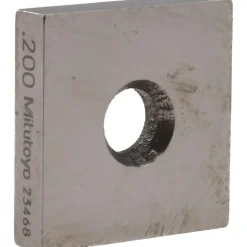 Square Steel Gage Block: 0.2", Grade 0