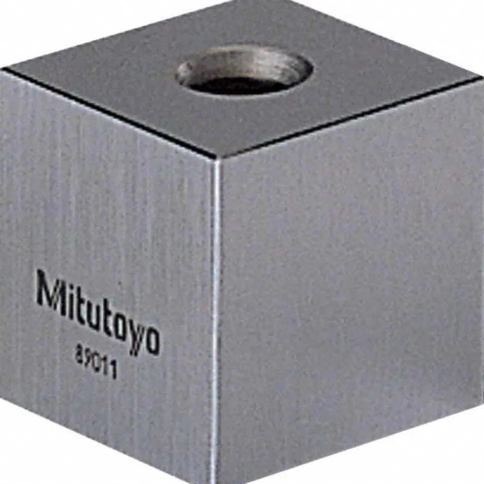 Square Steel Gage Block: 1", Grade AS-1