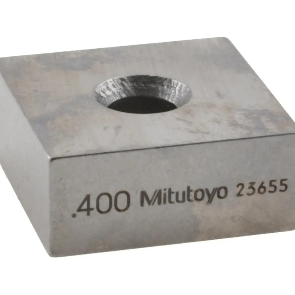 Square Steel Gage Block: 0.4", Grade 0