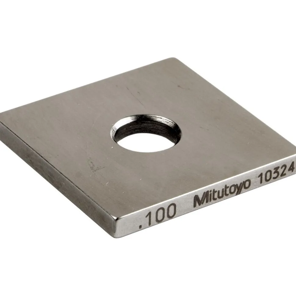 Square Steel Gage Block: 0.1", Grade 0