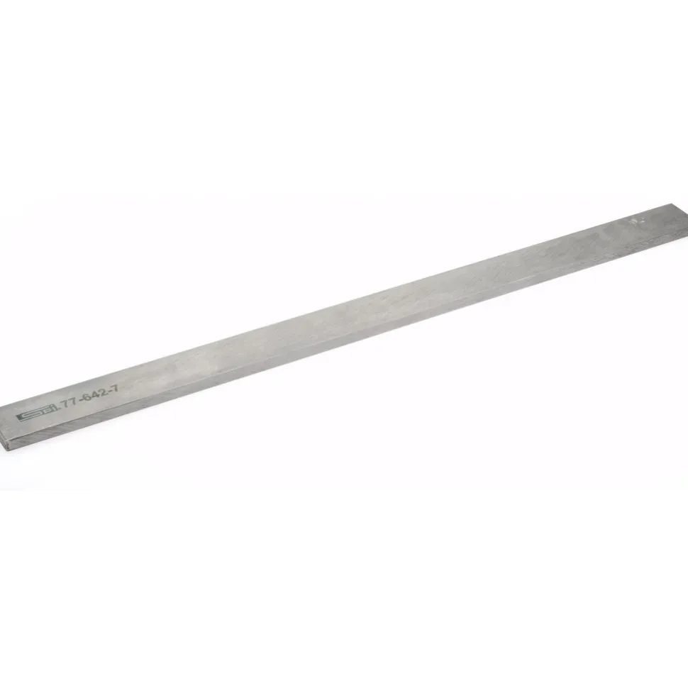 Square Straight Edge: 24" Long, 1-13/32" Wide, 5/16" Thick