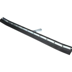 Squeegee: 36" Blade Width, Rubber Blade, Tapered Handle Connection