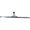 Squeegee: 24" Blade Width, Rubber Blade, Tapered Handle Connection