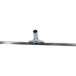 Squeegee: 24" Blade Width, Rubber Blade, Tapered Handle Connection