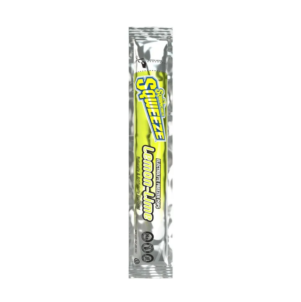 Sqwincher Freeze Pop: 3 oz Packet, Assorted Flavors, Frozen Liquid, Yields 3.00 oz