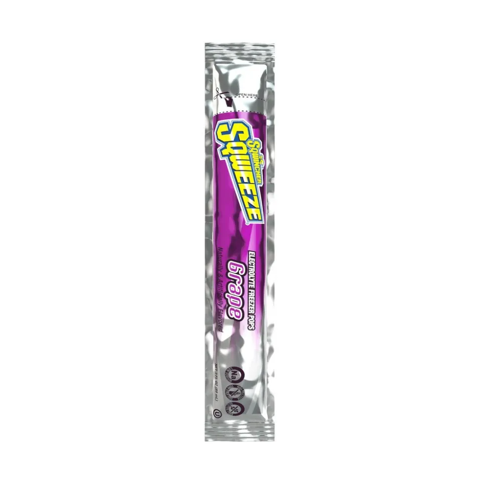 Sqwincher Freeze Pop: 3 oz Packet, Assorted Flavors, Frozen Liquid, Yields 3.00 oz