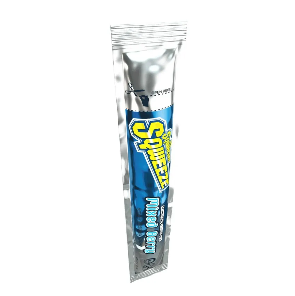 Sqwincher Freeze Pop: 3 oz Packet, Assorted Flavors, Frozen Liquid, Yields 3.00 oz