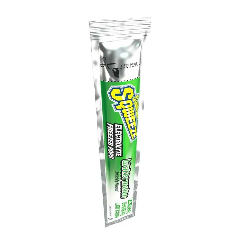 Sqwincher Freeze Pop: 3 oz Packet, Assorted Flavors, Sugar Free, Frozen Liquid, Yields 3.00 oz