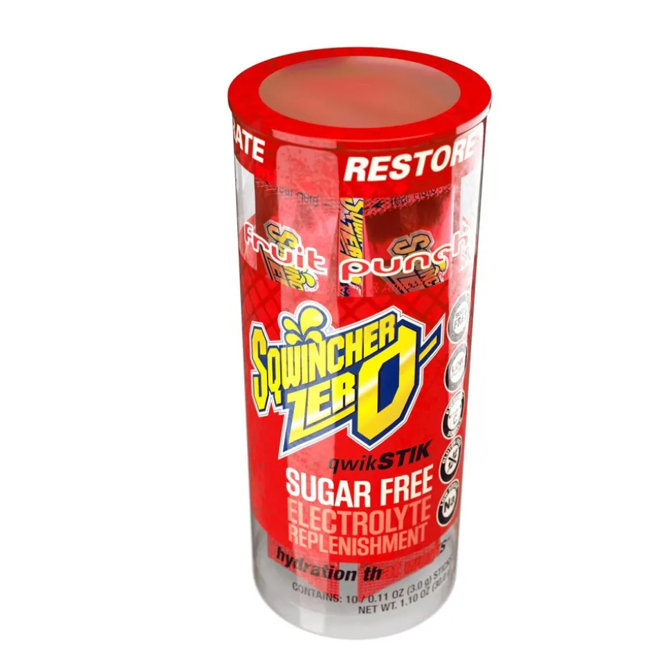 Sqwincher Sports Drink: 0.11 oz Packet, Assorted Flavors, Powder, Yields 20.00 oz