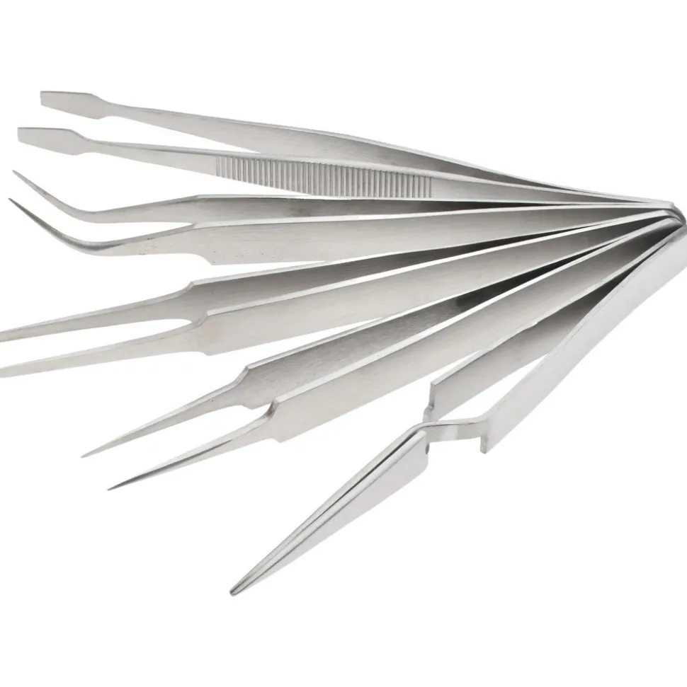 Stainless Steel Tweezer Set