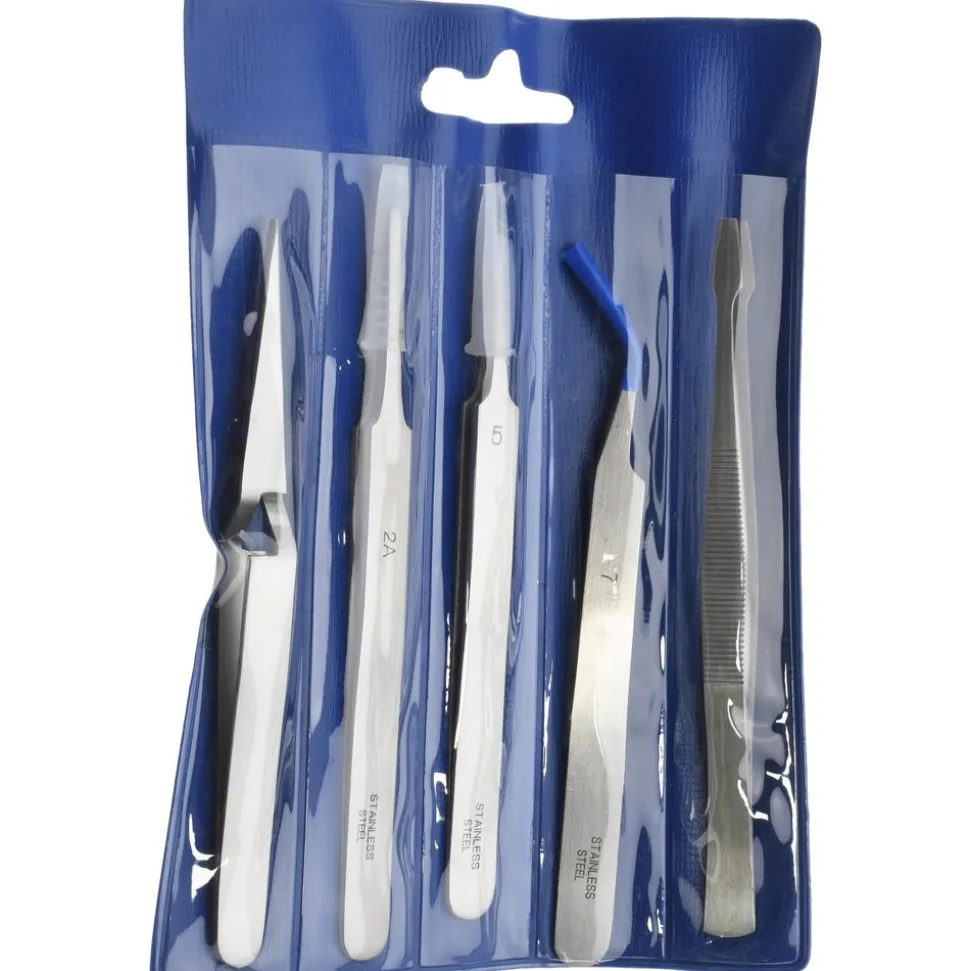Stainless Steel Tweezer Set