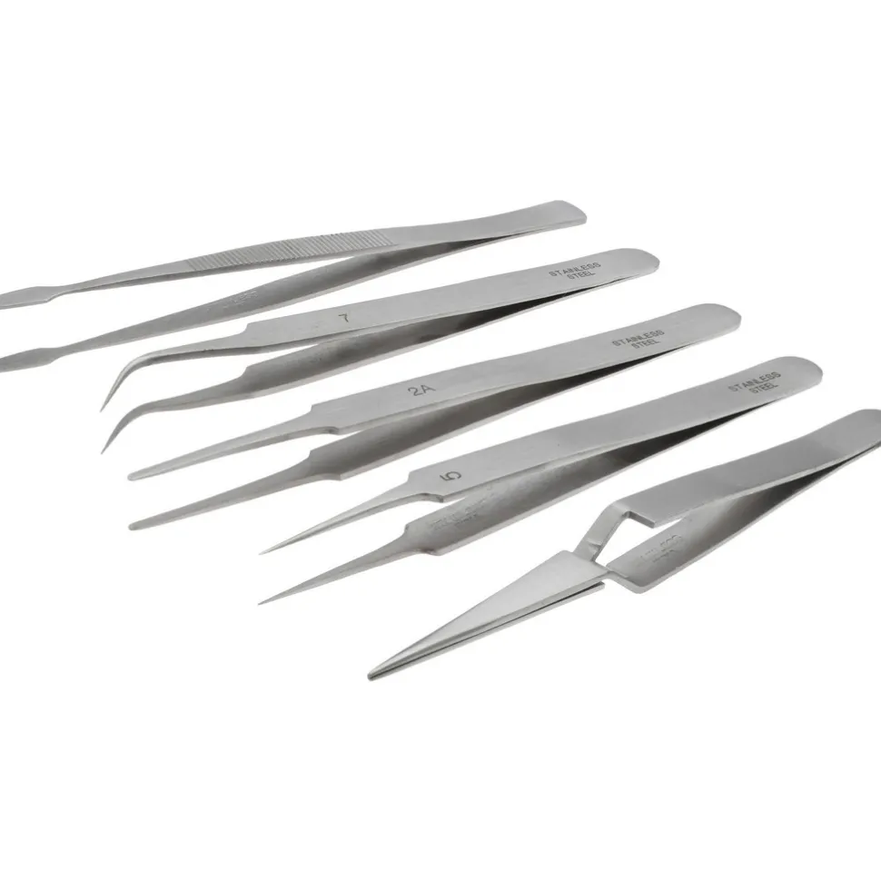 Stainless Steel Tweezer Set