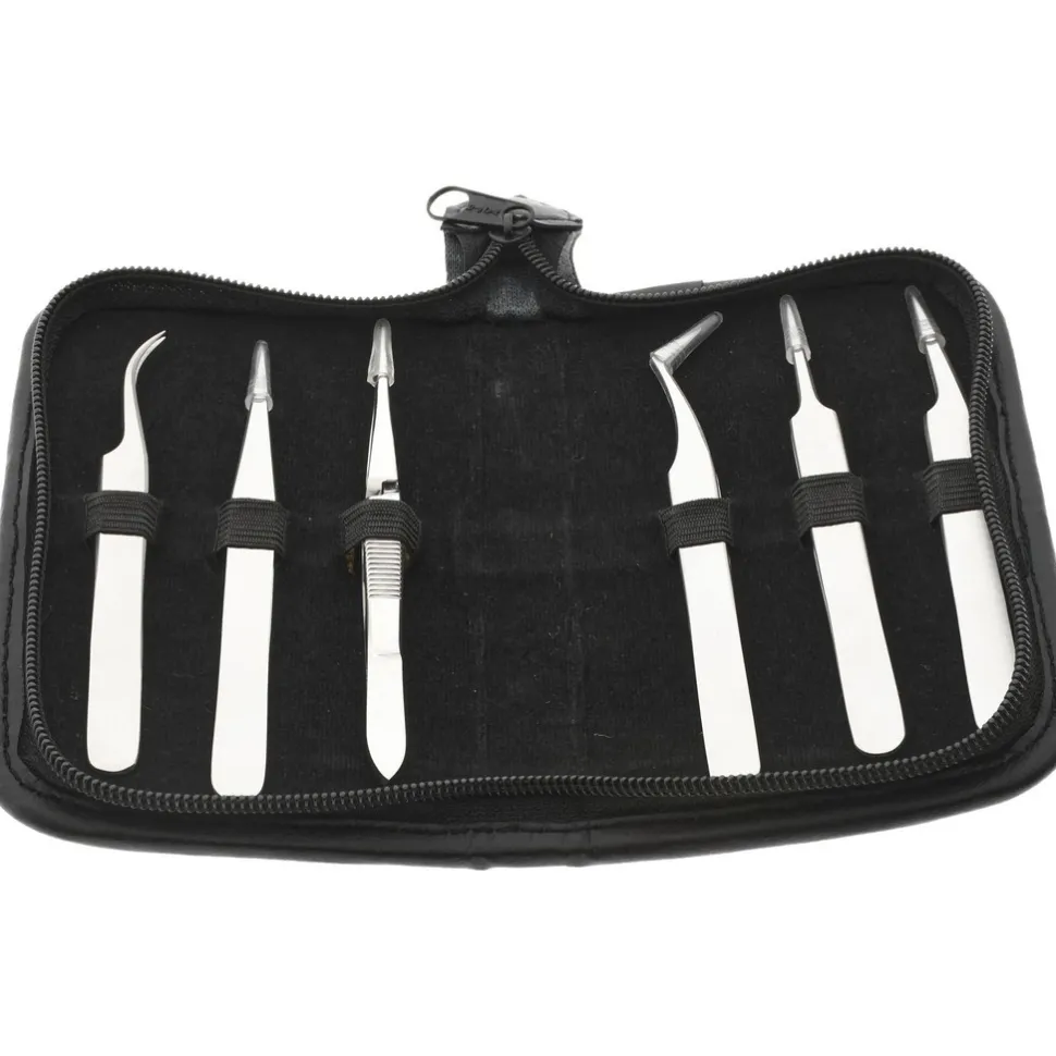 Stainless Steel Tweezer Set