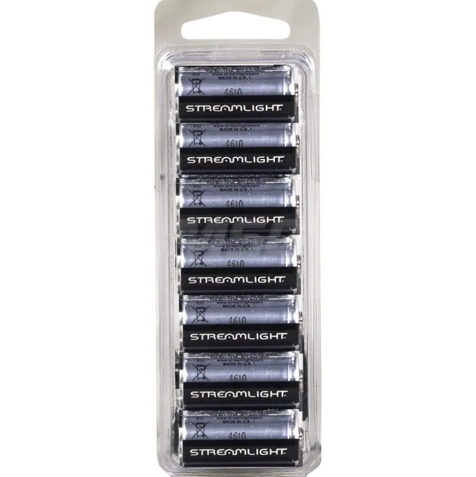 Standard Battery: Size 123A, Lithium-ion