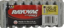Standard Battery: Size AA, Alkaline