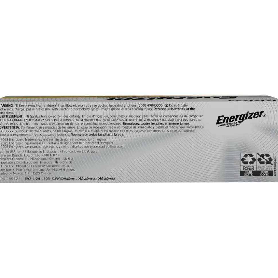 Standard Battery: Size AAA, Alkaline