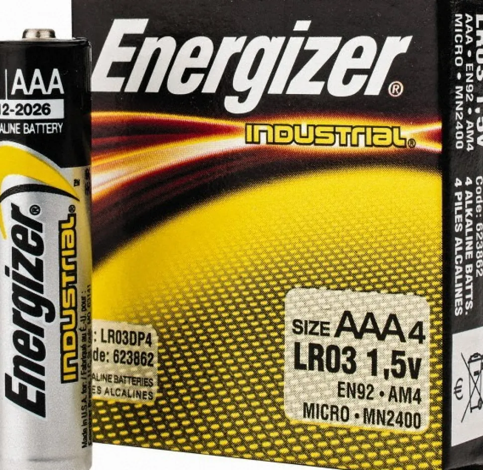 Standard Battery: Size AAA, Alkaline
