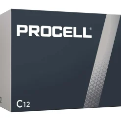 Standard Battery: Size C, Alkaline