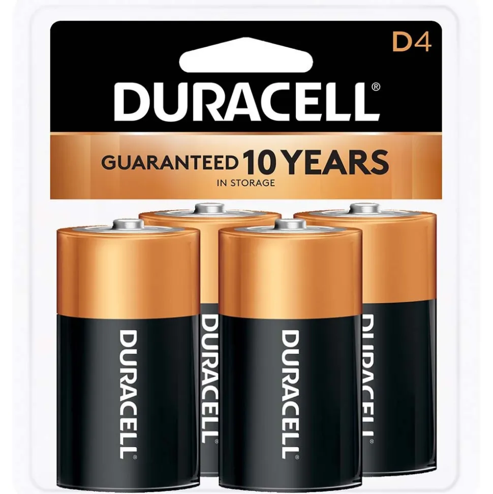 Standard Battery: Size D, Alkaline