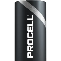 Standard Battery: Size D, Alkaline
