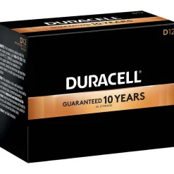 Standard Battery: Size D, Alkaline