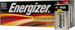 Standard Battery: Size 9V, Alkaline