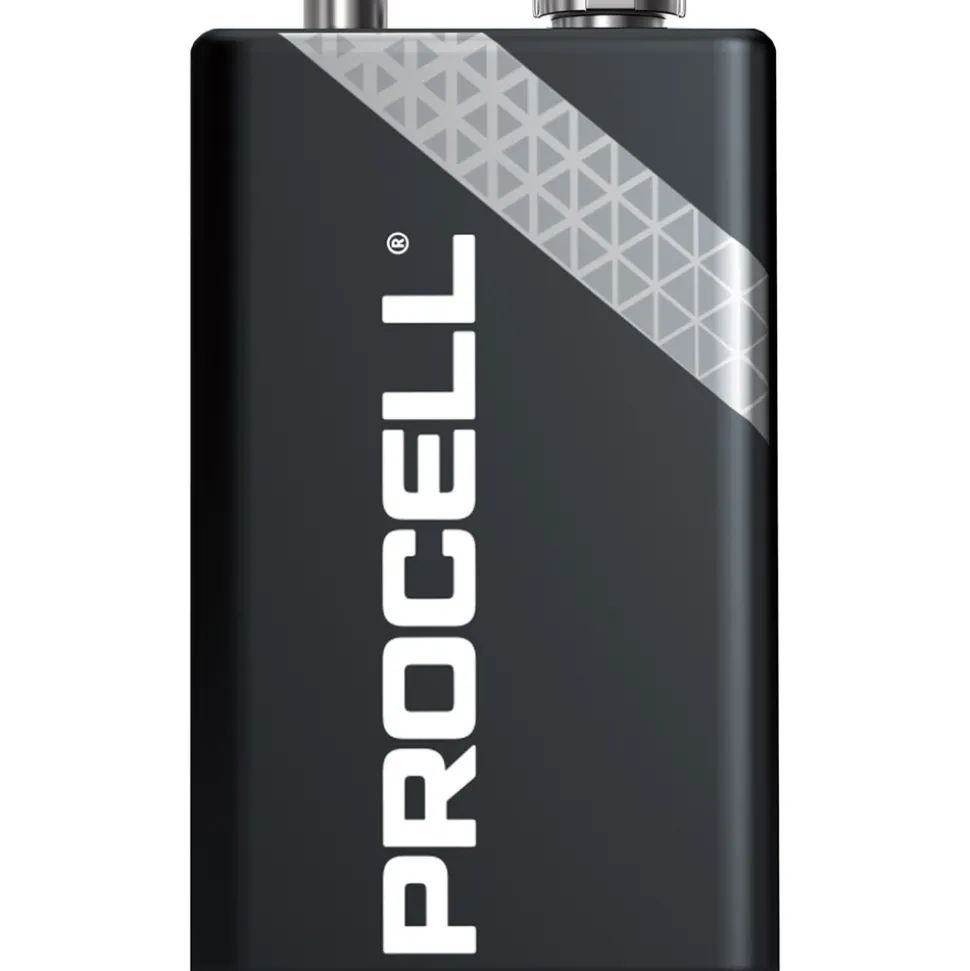 Standard Battery: Size 9V, Alkaline