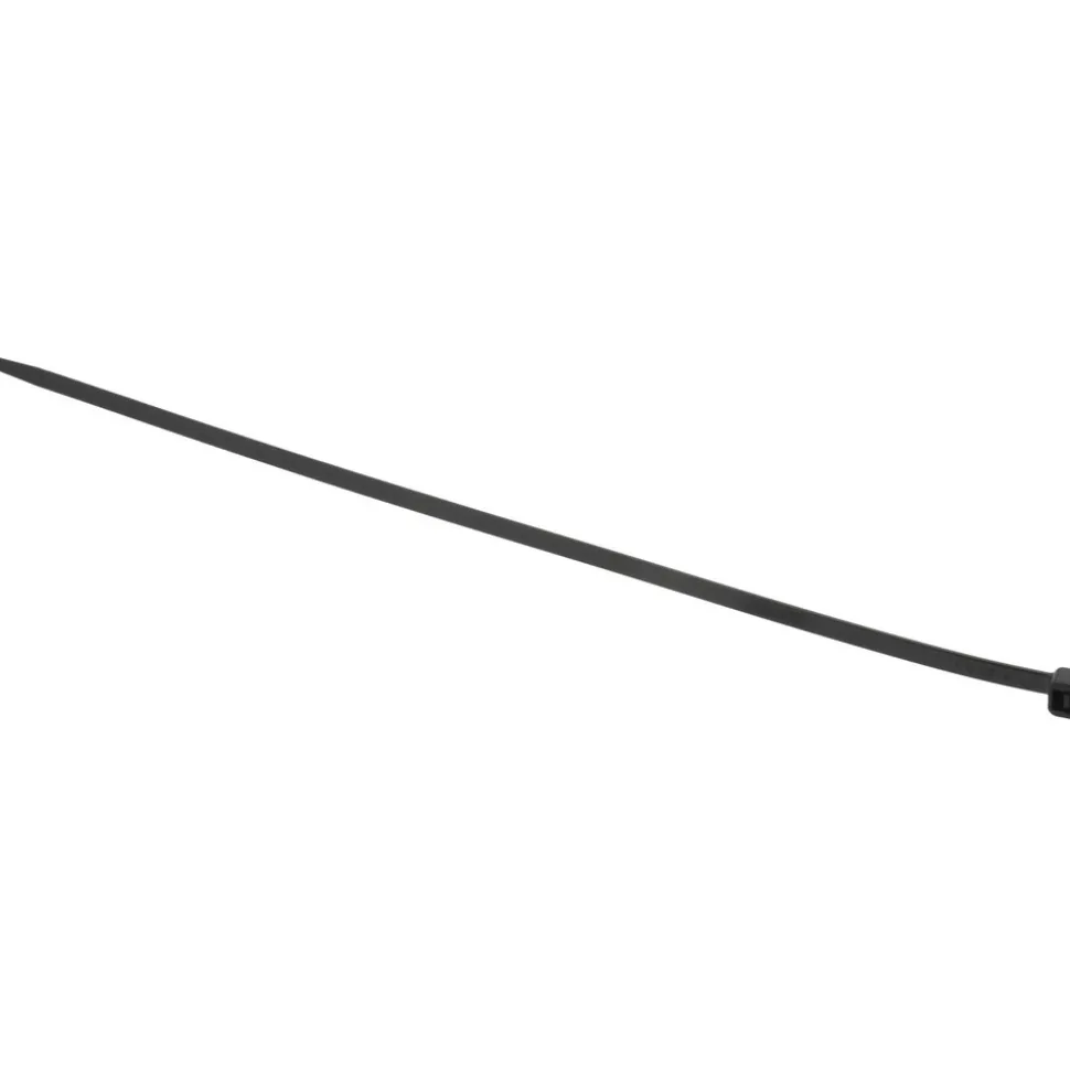 Standard Cable Tie: 11" Long, Black, Nylon