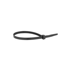 Standard Cable Tie: 7.562" Long, Black, Nylon