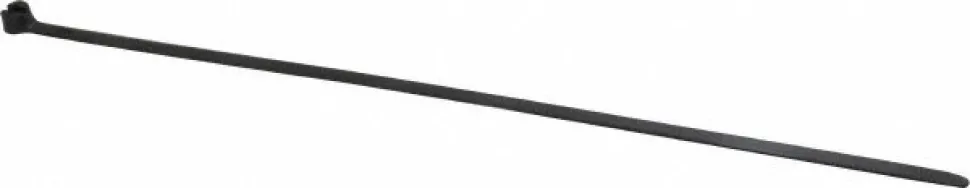 Standard Cable Tie: 13.4" Long, Black, Nylon